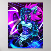 KDA Akali Poster (Voorkant)