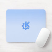 KDE Blue Muismat (Met muis)
