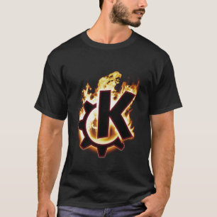 KDE Linux-pictogram branden T-shirt