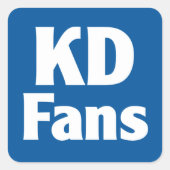 KDFans-Sticker Vierkante Sticker (Voorkant)