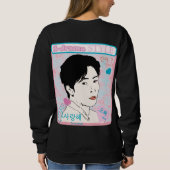 Kdrama fan Koreaanse serie portret, vinger hart Trui (Achterkant)