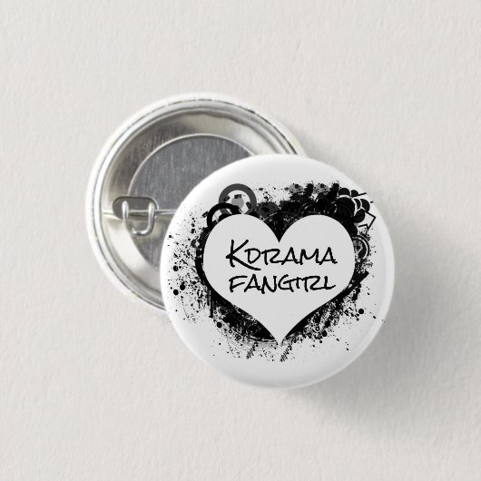 Kdrama Fangirl Button (Voorkant /achterkant)