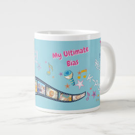 Kdrama Kpop favoriete idool Koreaanse typografie o Grote Koffiekop
