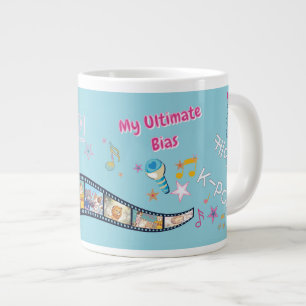 Kdrama Kpop favoriete idool Koreaanse typografie o Grote Koffiekop