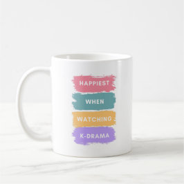 Kdrama Lettering Coffee Mug for Korean Drama Lover Koffiemok