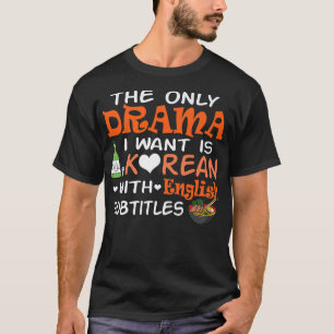 KDrama Lover Koreaans met Engelse ondertitels Funn T-shirt