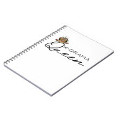 KDramakoningin met traditioneel kroon Notitieboek (Linkerzijde)