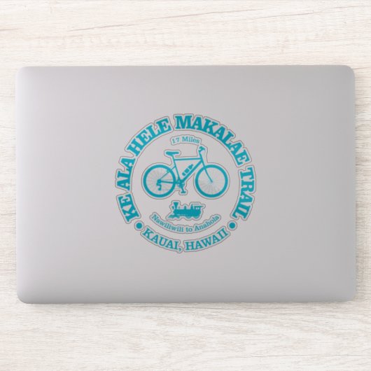 Ke Ala Hele Makalae Trail (fietsen) Sticker (Computer)