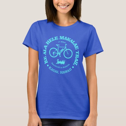Ke Ala Hele Makalae Trail (fietsen) T-shirt (Voorkant)