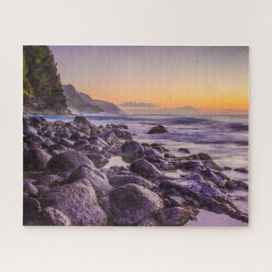 Ke’e Beach at Sunrise, Kauai, Hawaii Legpuzzel (Horizontaal)