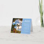 Ke’e Beach at Sunrise, Kauai, Hawaii Notitiekaartje (Achterkant)