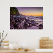 Ke’e Beach at Sunrise, Kauai, Hawaii Poster (Keuken)