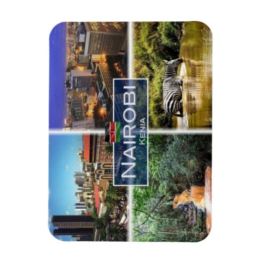 KE Kenia - Nairobi - Kenyatta Avenue - Magneet (Verticaal)