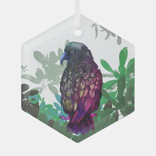 Kea bird Ornament (Voorkant)