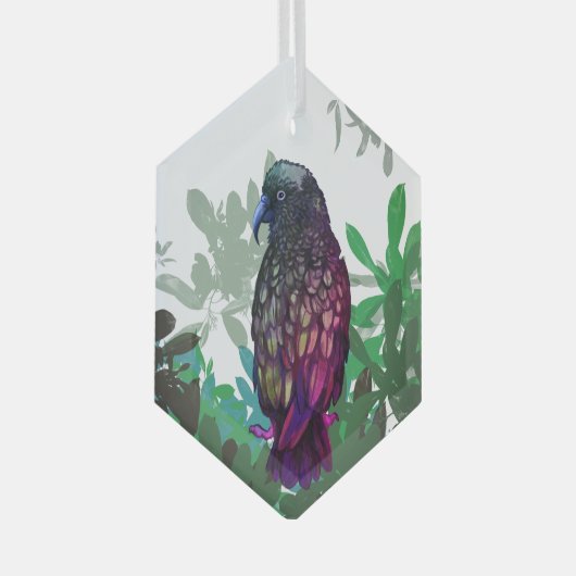 Kea bird Ornament (Voorkant Rechts)