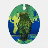 Kea bird Ornament (Achterkant)
