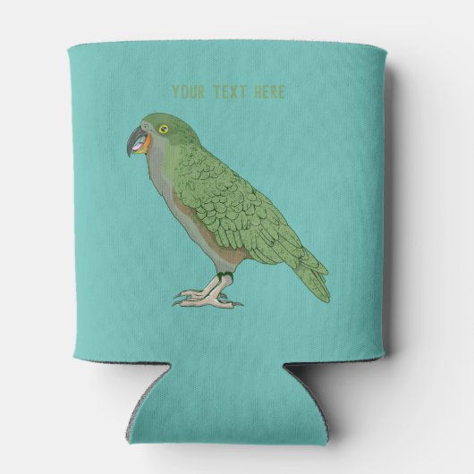 Kea New Zealand Bird Blikjeskoeler (Achterkant)