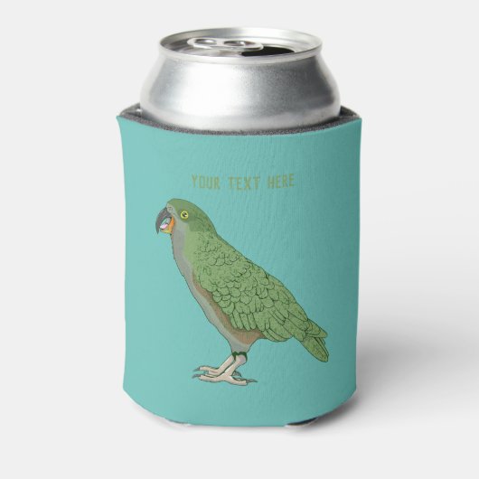 Kea New Zealand Bird Blikjeskoeler (Blikje Achterkant)