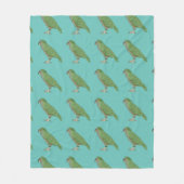 Kea New Zealand Bird Fleece Deken (Voorkant)