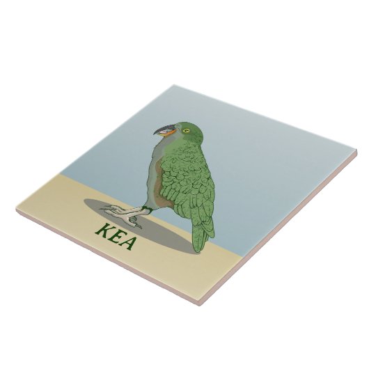 Kea New Zealand Bird Tegeltje (Zijkant)