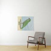 Kea New Zealand Bird Wandkleed (In Situ (horizontaal))