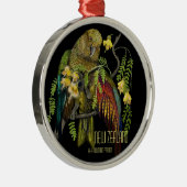 Kea New Zealand Mountain Parrot Metalen Ornament (Rechts)