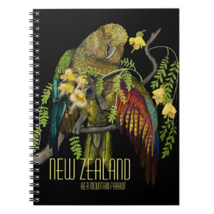 Kea New Zealand Mountain Parrot Notitieboek