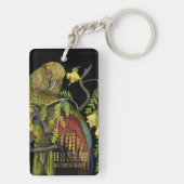 Kea New Zealand Mountain Parrot Sleutelhanger (achterkant)