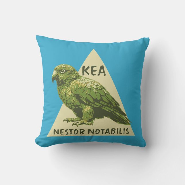 Kea Nieuw-Zeelandse vogel Kussen (Voorkant)