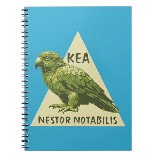Kea Nieuw-Zeelandse vogel Notitieboek (Voorkant)