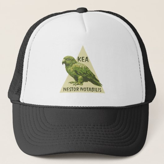 Kea Nieuw-Zeelandse vogel Trucker Pet (Voorkant)