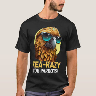 Kea Papegaai Met Zonnebril Grappig Dier Vogels T-shirt