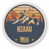Keaau, Hawaii Sticker (Voorkant)