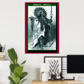 "Keah-ko ~ Ka'igwu" (Kiowa Wintertelling) Poster (Thuiskantoor)