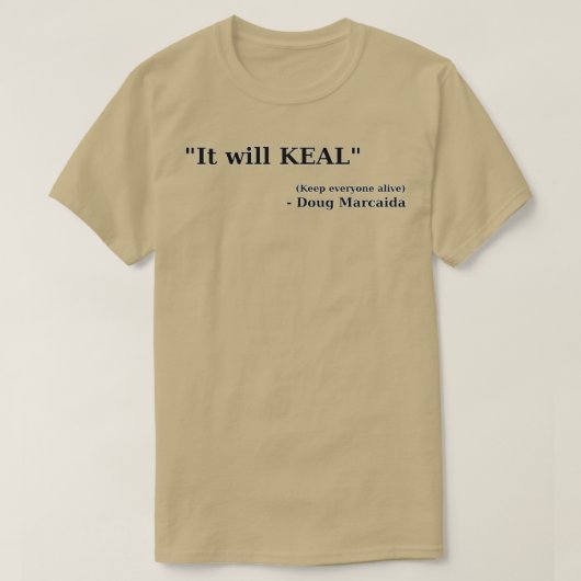 Keal Doug Marcaida T T-shirt (Design voorkant)