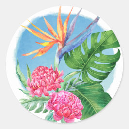 Kealoha - Blauwe luchten in het paradijs Ronde Sticker