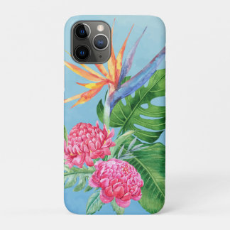 Kealoha (hemelsblauw) Hawaïaans bloemstuk Case-Mate iPhone Case