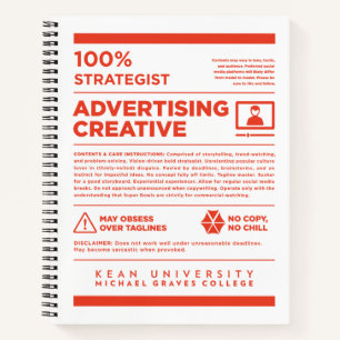 Kean MGC Advertising Care Label Notitieboek