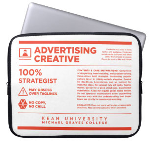 Kean MGC Advertising Zorglabel Laptop Sleeve