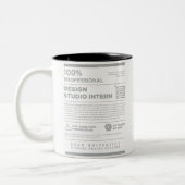 Kean MGC Care Label Design Studio Mug Tweekleurige Koffiemok (Links)