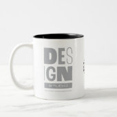 Kean MGC Design Studio-Mok Tweekleurige Koffiemok (Links)