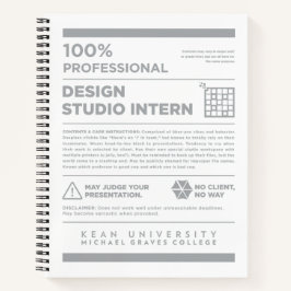 Kean MGC Design Studio Zorglabel Notitieboek