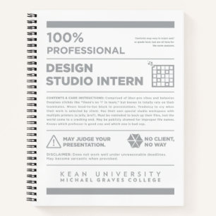 Kean MGC Design Studio Zorglabel Notitieboek
