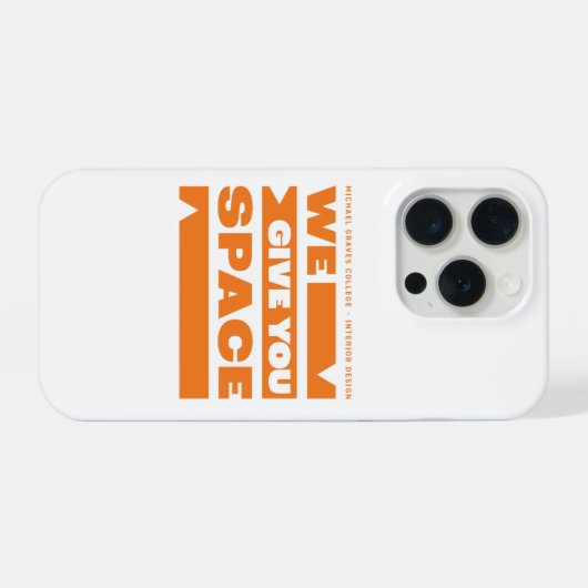 Kean MGC geeft je de ruimte iPhone Hoesje (Achterkant horizontaal)