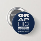 Kean MGC Grafisch ontwerp knop Ronde Button 5,7 Cm (Voorkant /achterkant)