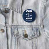 Kean MGC Grafisch ontwerp knop Ronde Button 5,7 Cm (In situ)