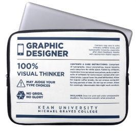 Kean MGC Grafisch ontwerp Zorglabel Laptop Sleeve