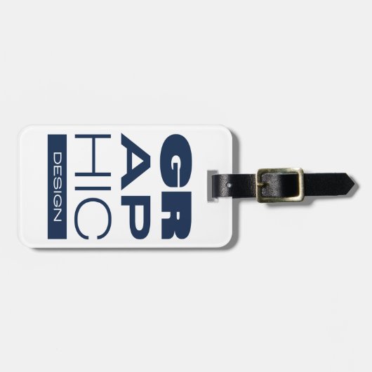 Kean MGC Graphic Design Bagagelabel (Voorkant horizontaal)