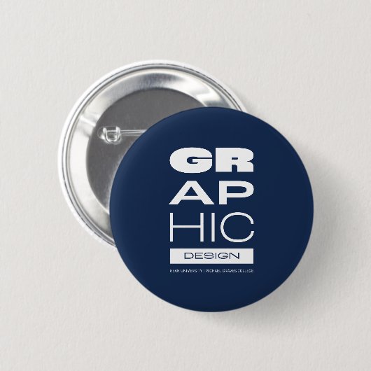 Kean MGC Graphic Design Button (Voorkant /achterkant)