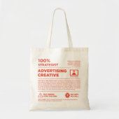 Kean MGC Graphic Design Care Label Tote Bag (Voorkant)